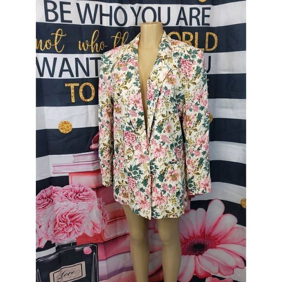 Vintage floral blazer - Picture 4 of 6
